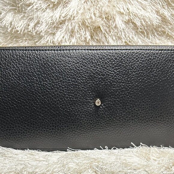 Furla Julia Leather Shoulder Bag with Gold Chain/Black Leather Straps (Black) - Picture 4 of 6